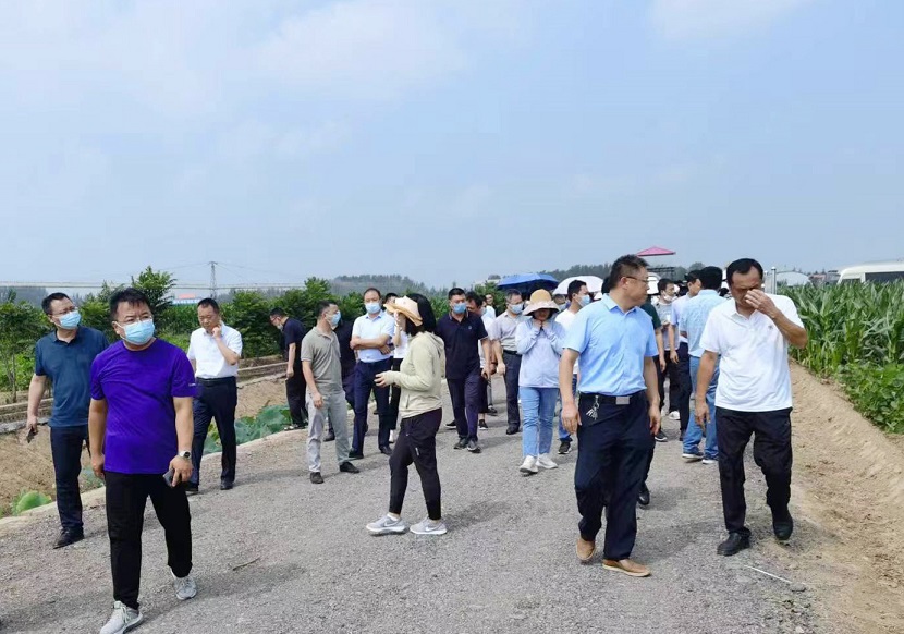 旗舰富足古酿小镇迎接领导专家参观考察